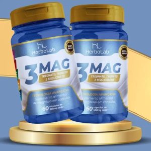 3 MAG (TREON + TAURATO + BISG) 500 MG 60 CAPS - HERBOLAB