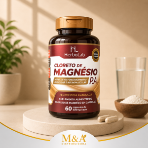 CLORETO DE MAGNESIO P.A 60 CAPS - HERBOLAB