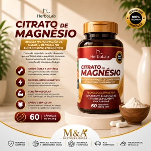 CITRATO DE MAGNESIO 60 CAPS - HERBOLAB
