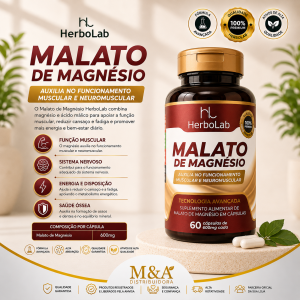 MALATO DE MAGNESIO 60 CAPS - HERBOLAB