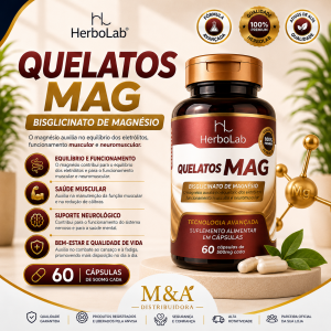 QUELATOS MAG (BISGLIC. MG) 60 CAPS - HERBOLAB