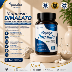 PURAFOR - MAGNESIO DIMALATO 60CAPS