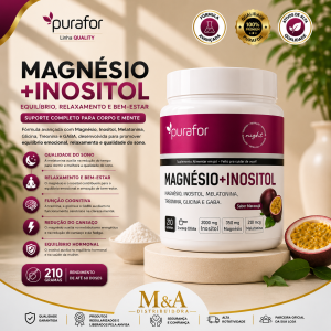 MAGNESIO INOSITOL NOITE 210G - PURAFOR