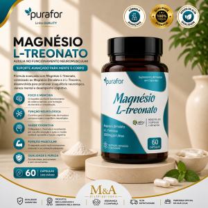 MAGNESIO L-TREONATO 60CAPS - PURAFOR